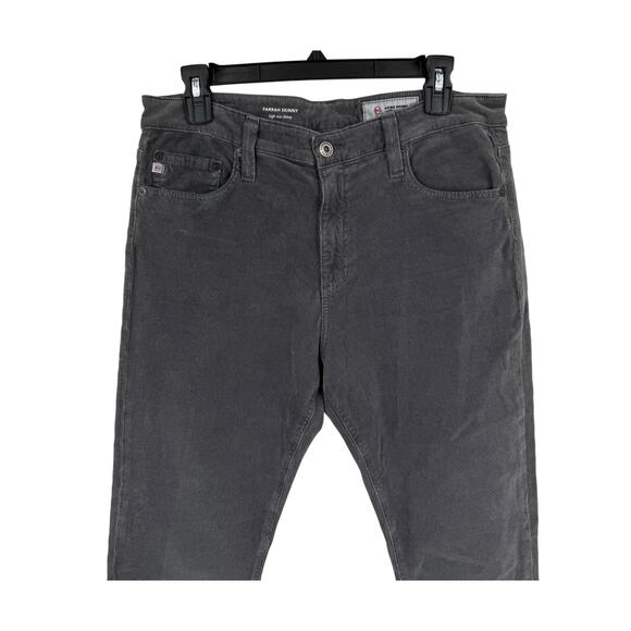 Adriano Goldschmied AG The Farrah High Waist corduroy Jeans gray size 32 - Picture 3 of 8